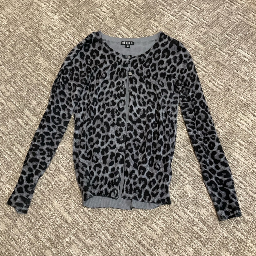 Leopard Print Cardigan
